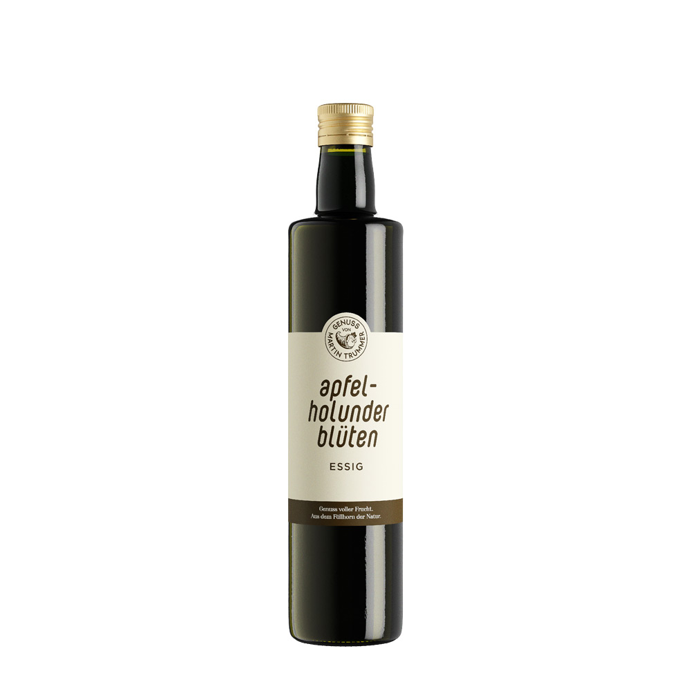 Apfel-Holunderblüten Essig 0,5l | Genuss von Martin Trummer