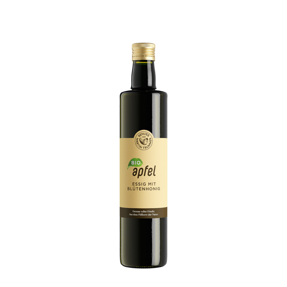 Trummer Bio Apfelessig mit Blütenhonig 500ml | Genuss von Martin Trummer