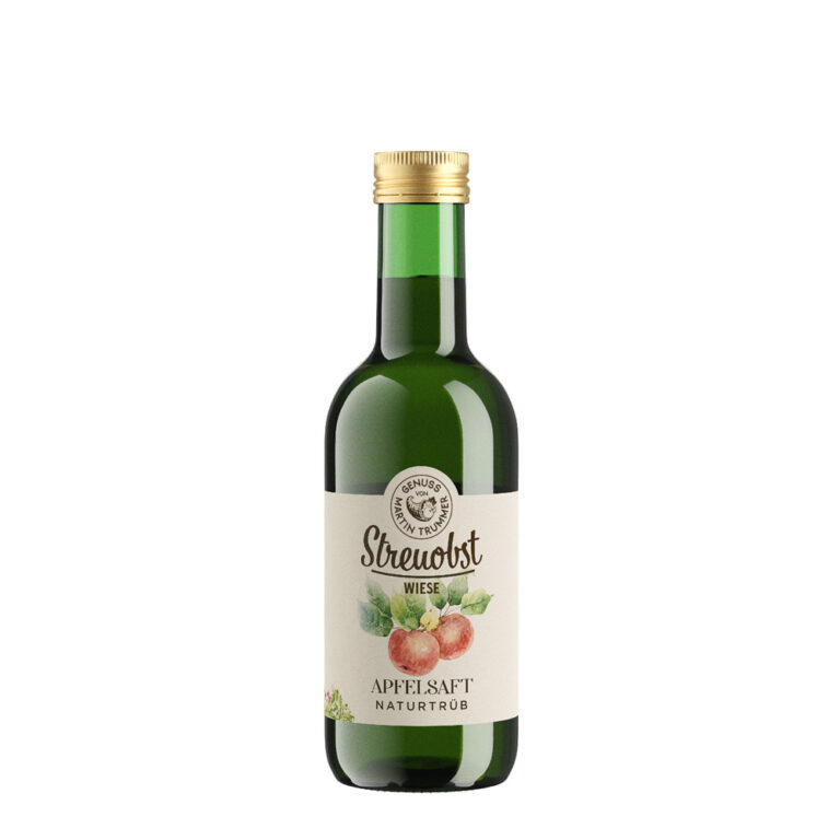 Streuobstwiese Apfelsaft naturtrüb 250ml | Genuss von Martin Trummer