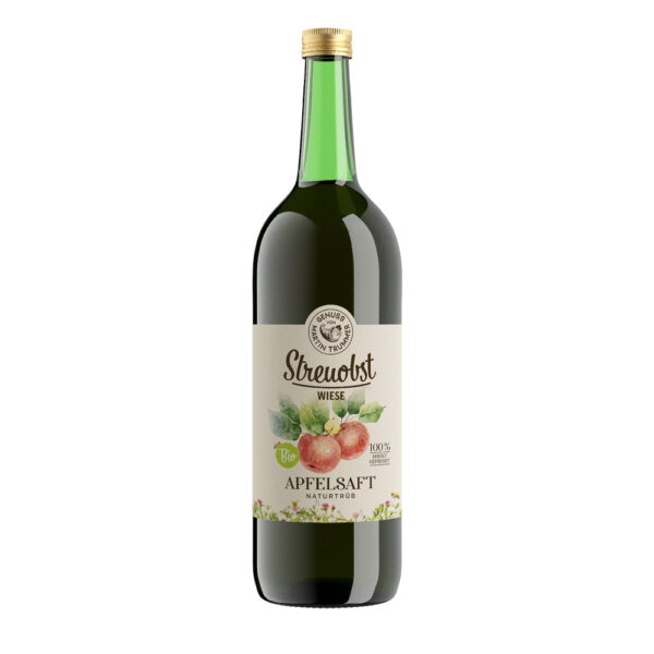 Streuobstwiese Bio Apfel naturtrüb 1000ml | Genuss von Martin Trummer