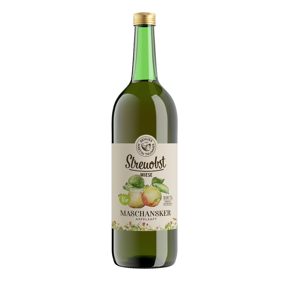 Streuobstwiese Bio Maschansker Apfelsaft 1000ml | Genuss von Martin Trummer