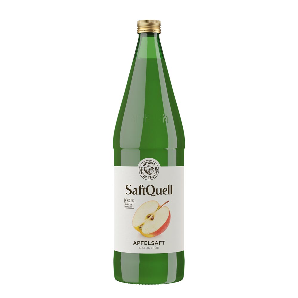 Saftquell Apfelsaft naturtrüb 1000ml | Genuss von Martin Trummer