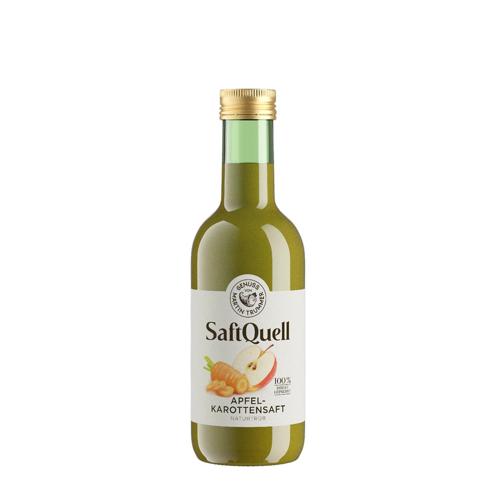 Saftquell Apfel-Karottensaft naturtrüb 250ml | Genuss von Martin Trummer