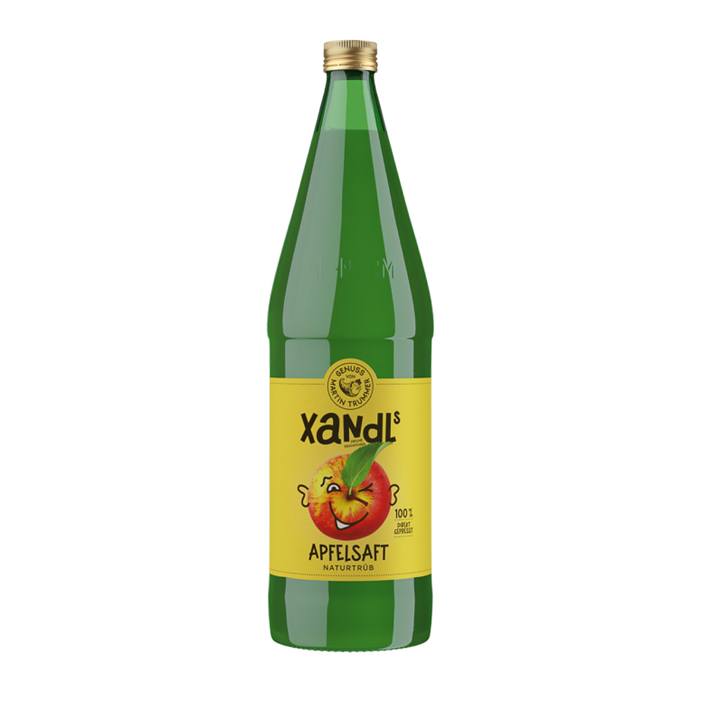 Xandls Apfelsaft naturtrüb 1000ml | Genuss von Martin Trummer