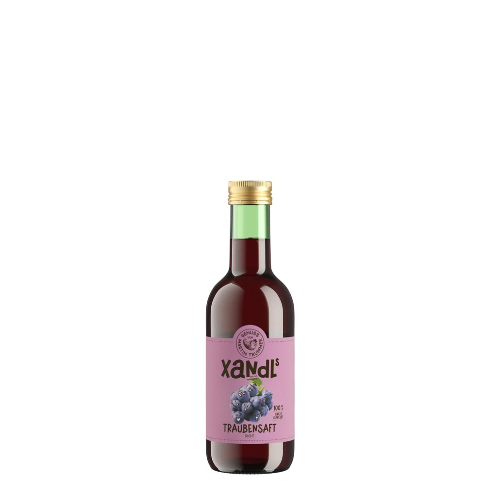 Xandls Traubensaft rot 250ml | Genuss von Martin Trummer